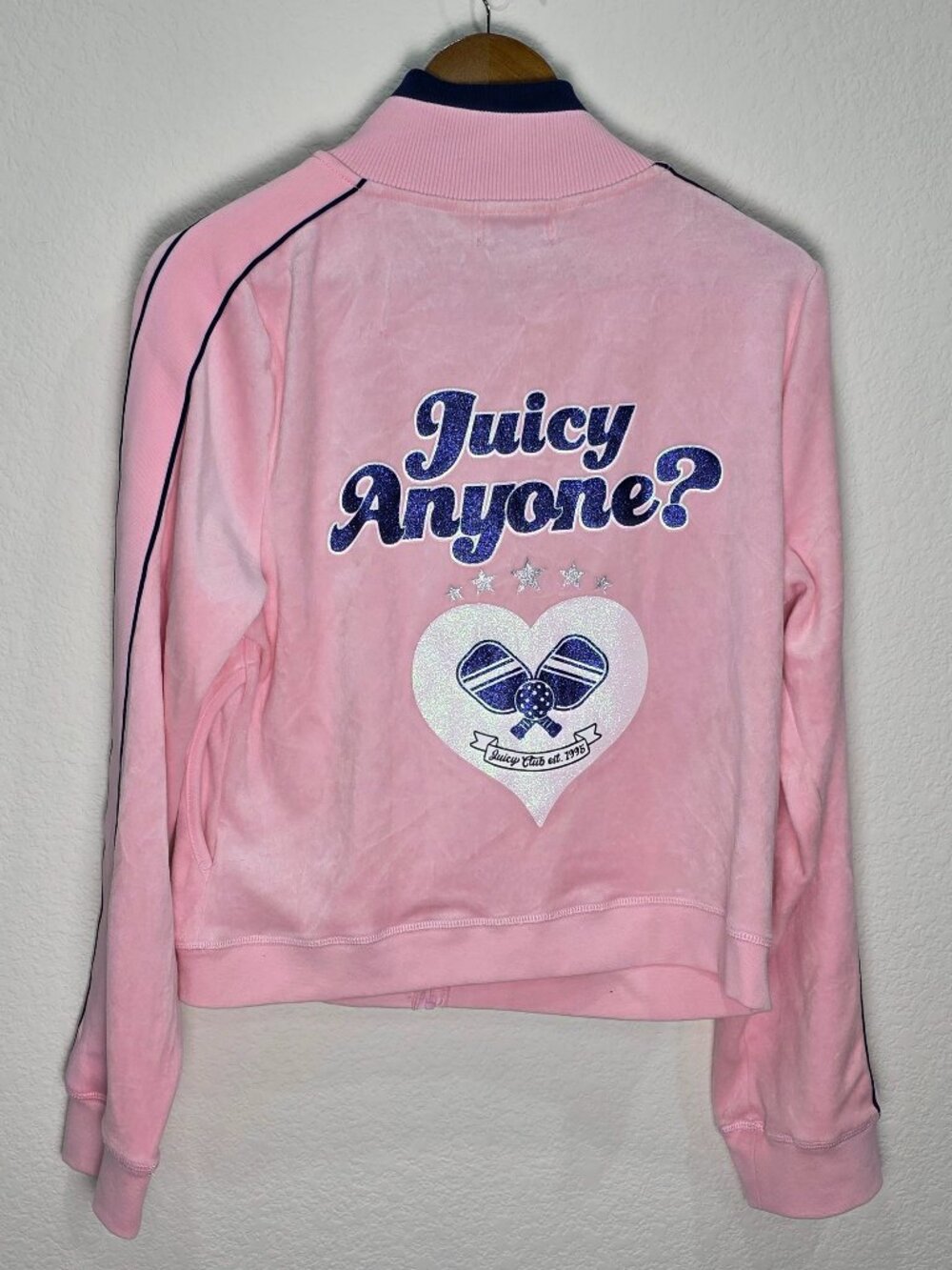 Juicy Couture Pickleball Velour Jacket XXL NWT